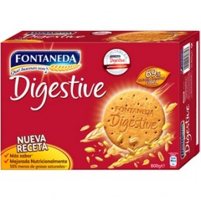 FONTANEDA DIGESTIVE Galletas de trigo caja 700 grs